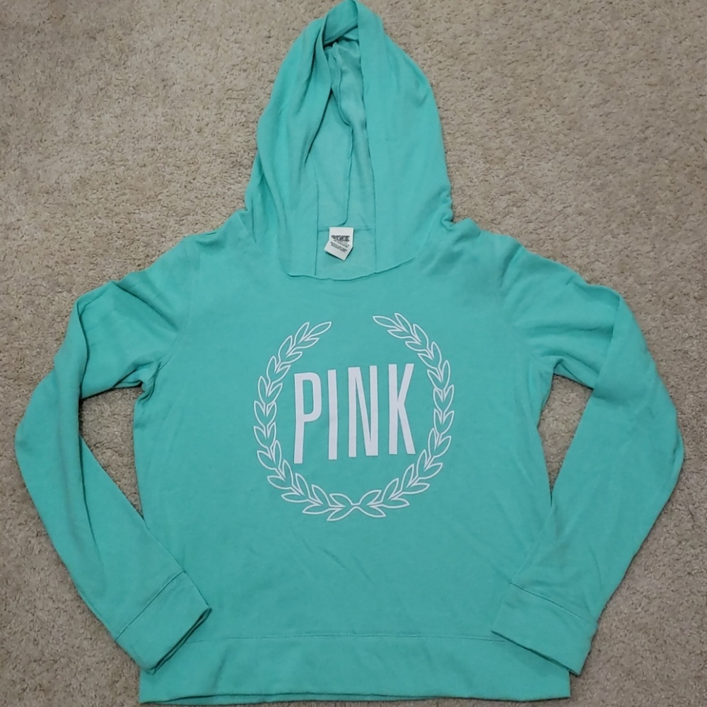 💗EUC Pink VS hoodie size LG